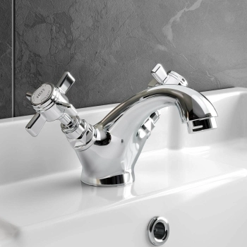 Nene Traditional Chrome Basin Mixer Tap