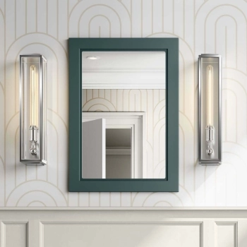 Midnight Green Bathroom Mirror 700x500mm